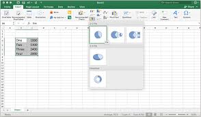 creating a pie chart in excel vizzlo