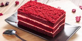 What is real red velvet cake made of?