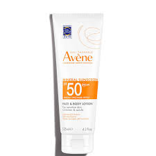 avene mineral sunscreen face body lotion spf 50