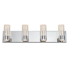 Artika Ratio 27 In Chrome Led Vanity Light Bar Van4ra Rn The Home Depot