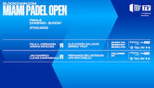 Where can I watch the World Padel Tour in Miami?