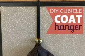 Diy Cubicle Coat Hanger