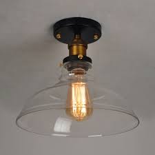 industrial railroad ceiling lamp with