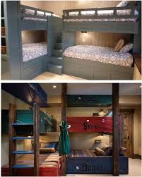 Two single extra length size beds, complete with safety rails on the top. Corner Bunk Beds 30 Fabulous Corner Bunk Bed Ideas Creative Diy Ideas Boys Room Homemade Bunk Beds Bunk Bed Plans Bunk Beds Built In