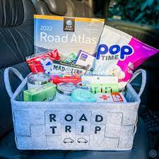road trip gifts and basket ideas