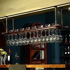 15 best hanging wine glass racks