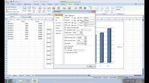 how to change excel 2007 chart scale