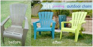 Outdoor Chairs Painting Plastic Chairs