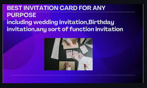 best invitation card for any purpose