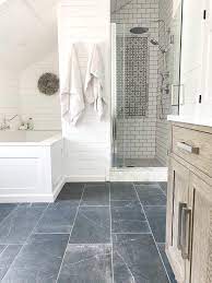 farmhouse master bathroom shower tile