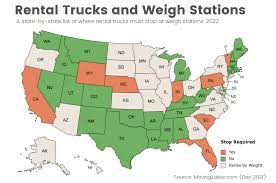 do moving trucks stop at weigh stations