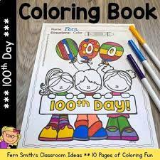 These 100th day of school crafts include 100th day crown, 100th day glasses, worksheets, snack, 100s day printables, school projects, and coloring pages. 100 Days Coloring Page Worksheets Teaching Resources Tpt