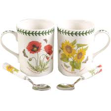 portmeirion botanic garden mug spoon