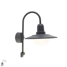 Modern Outdoor Wall Lamp Black Ip44