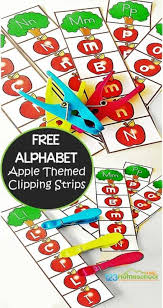 free printable apple alphabet letter