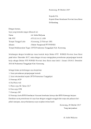 Kebanyakan perusahaan meminta pelamar untuk mengirim berkas dalam bentuk soft file. Contoh Surat Permohonan Perpanjangan Ptt Provinsi Jawa Barat
