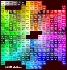 Explicit Html Web Color Chart Color Chart Ingles Htlm Color