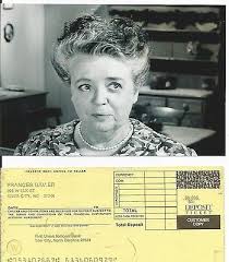 — the same state that was home to sheriff andy taylor. Frances Bavier Signed Check Andy Griffith Show Aunt Bee 510695916