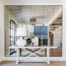 Mirrored Foyer Wall Panels With