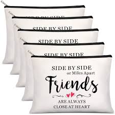 5 pieces friend gifts cosmetic bag for