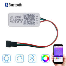 Us 2 03 32 Off Sp110e Bluetooth Pixel Light Controller Ws2811 Ws2812b Ws2812 Dimmer Sk6812 Rgb Rgbw Apa102 Ws2801 Pixels Led Strip Ios Android In