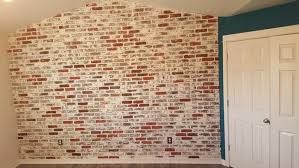 how to faux brick wall diy projects