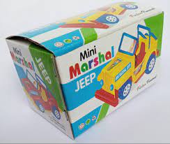 abs plastic mini marshal jeep toy