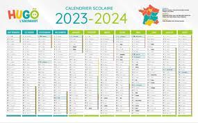 Le calendrier scolaire 2023-2024 à imprimer