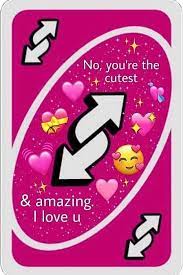 Returns something special for the office fans ~ohh: Reversecard Wholesome Uno Sticker By Ur A Simp