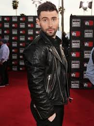 Adam Levine Black Leather Jacket