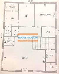 1000 Square Feet House Plan With Living