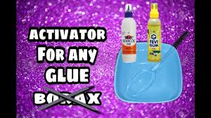 How to make slime without glue and activator. How To Make Slime Activator Without Contact Lens Solution And Borax Activator For Any Glue Youtube