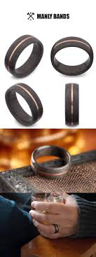The thumb ring as the comfort. The Clark Wood Wedding Ring Ring Box Comfort Fit