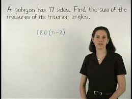sum of interior angles of a polygon