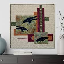Cobblestone Crows Wall Hanging Fabric