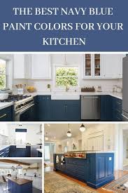 Blue Kitchen Cabinets Paint Colors