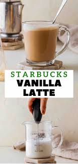 hot vanilla latte starbucks copycat