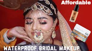 affordable waterproof bridal makeup
