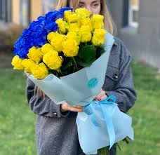 bouquets in the ukrainian style from