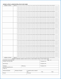 Medication Administration Record Template Free Prettier 9 Best Of