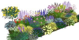 Cottage Garden Borders Flower Garden