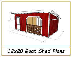 Goat Shed Plans 12x20 Pdf