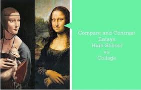   A Compare and Contrast paper   College Life vs High School Life    