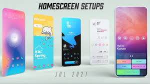 beautiful android homescreen setups