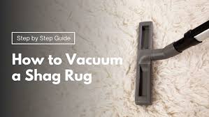 how to vacuum a rug step by step