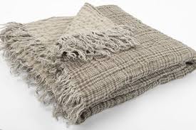 Throw Blanket Decorative Throw Linen Wrap Brown Gray Coverlet Brown Bed Throw Brown Couch Throws Beach Blanket L Throw Blanket Bed Throws Summer Blanket