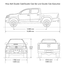 Toyota hilux sports pick up extra cab wide body. Toyota Hilux 2008 Blueprint Download Free Blueprint For 3d Modeling Desenhos De Carros Coisas De Carro Adesivos Para Caminhoes
