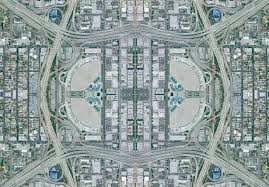 google earth screenshots as rug patterns