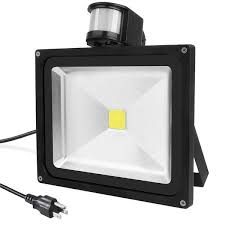Shop Led Motion Sensor Flood Light Outdoor Ip65 Waterproof Security Wall Lighting With Sensitive Detector Overstock 24313284