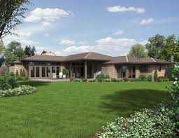 Majestic Contemporary Ranch Home Plan